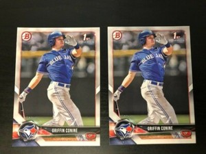 Griffin Conine Blue Jays 2018 Bowman Draft 1st Bowman BD153 Rookie RC Marlins