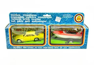 Remolque de transporte vintage Joal 1/43 Iso Rivolta cupé GT barco modelo de coche fundido a presión - Imagen 1 de 5