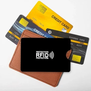 4 Custodie Protettive RFID NFC Carte Credito Bancomat Antifrode Sicurezza - Foto 1 di 9