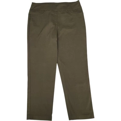 Ruby Rd Pants Size 16 Slimming Contour Waistband Olive Green Casual Friday - Image 1 of 4
