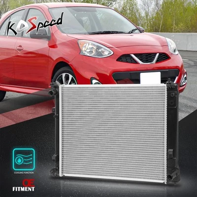 Radiador de refrigeración de carreras con núcleo de aluminio DPI 13303 para Nissan March/Versa 12-19 Foto 1 de 4
