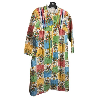 Vintage Kid Dudz Quilted Patchwork Robe - Image 1 of 4