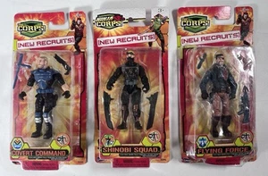 2011 Lanard Ninja Corps New Recruits Lot Of 3 Shinobi Squad Flying Force Covert - Picture 1 of 4