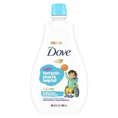 8 Dove Cuidado Infantil Burbuja Baño Algodón Caramelo 20oz HipoalergénicoNUEVO Foto 1 de 3