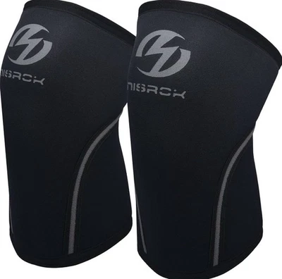 Knee Sleeves (1 Pair), 7mm Neoprene Compression Knee Braces, Great Support - Image 1 of 4