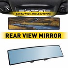 2.7M Convex Interior Clip On Rear View Tint Mirror Universal Blue Tint Durable