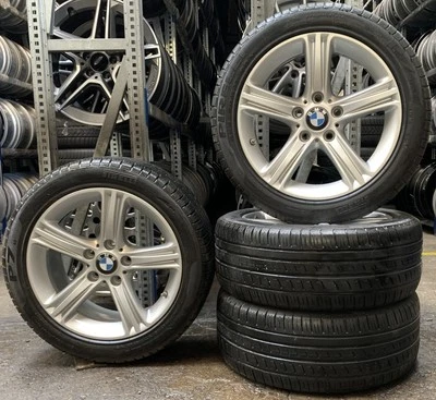 4 Orig BMW Sommerräder Styling 393 225/50 R17 98Y 3er F30 F31 4er F3 6796242 313 - Bild 1 von 4