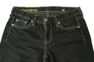 J Crew Matchstick Straight Leg Deep Indigo Stretch Denim Jeans 26 - Picture 1 of 3