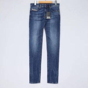 Pantalones de mezclilla Diesel para hombre 1979 Sleenker pierna ajustada lavado medio azul talla nuevos con etiquetas - Imagen 1 de 33
