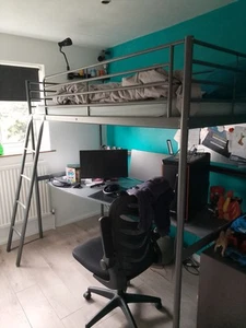 IKEA Bunk Bed And desk Svarta - Picture 1 of 2