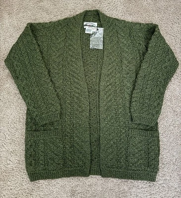 Aran Crafts Womens Wool Cardigan / Sweater / Womens size XXSP / Made in Ireland - Image 1 of 4
