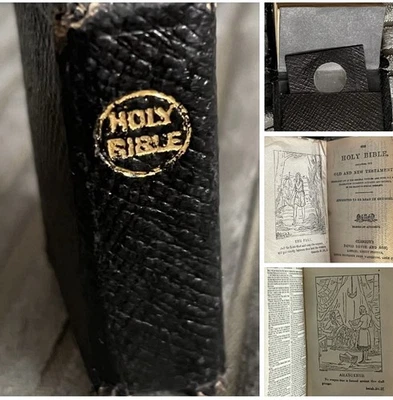 Miniature Holy Bible With Magnifier David Bryce 1901 - Image 1 of 4