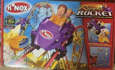 2003 Knex Rippin Rocket Roller Coaster Set K'nex #63166/63105 Complete Set WORKS - Image 1 of 4