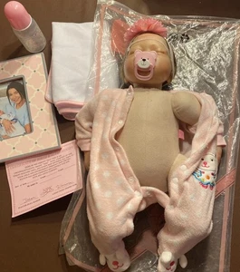 Pinky Reborn Baby Doll Pink Girl Realistic Look Real Feel Silicone Vinyl - Picture 1 of 24
