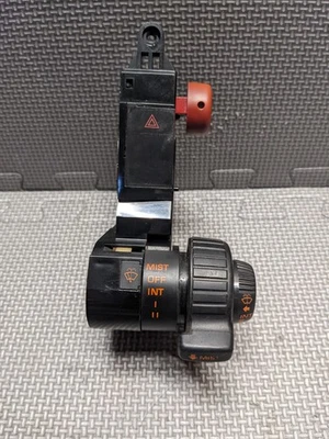 Mazda RX-7 RX7 1986-1991 OEM limpiaparabrisas delantero e interruptor de 4 vías peligro sin limpiaparabrisas trasero Foto 1 de 4