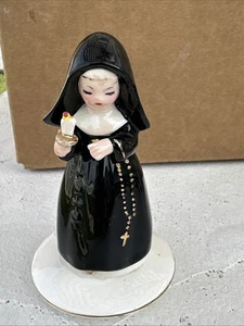 Figura Rosario Monja Porcelana Vintage Josef Originals - Imagen 1 de 3