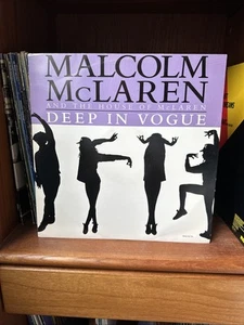 Malcolm McLaren Deep in Vogue UK 12" Vinyl Single CLEANED + TESTED - Picture 1 of 5