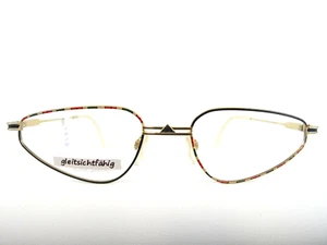 Bunte Brille Scarlotti ausgefallene Damenfassung flach, Cateye Metallgestell - Bild 1 von 5