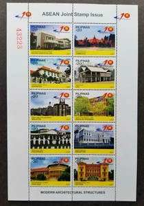 *FREE SHIP Philippines Joint Issue 40th ASEAN 2007 Malaysia (sheetlet) MNH - Picture 1 of 5