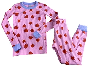 Juego de 2 pijamas Hanna Andersson estrellas rosadas manga larga para niñas talla 140 10 - Imagen 1 de 4