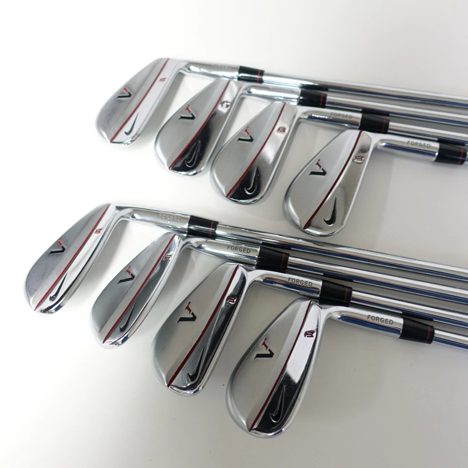 NIKE GOLF VICTORY RED FORGED TW BLADE 8pcs Iron Set 3-9/PW Flex-S200 DG No H/C - Image 1 of 4