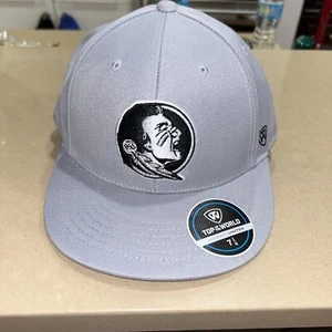 Top Of The World Florida State Seminoles NCAA Fitted Hat Gray Sz 7 1/4 NWT FSU - Picture 1 of 14