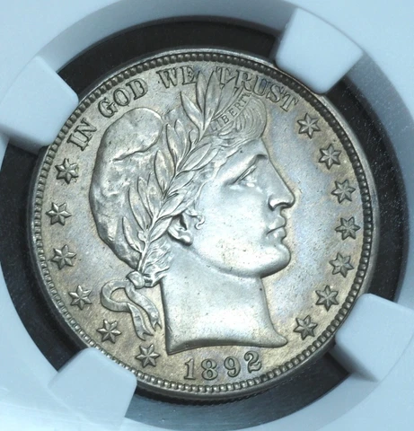 1892-O Barber Half Dollar Choice AU NGC Super Rare, Killer Eye Appeal Cover