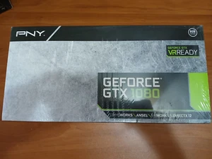 NEW SEALED PNY Nvidia GeForce GTX 1080 8GB Graphics Card GPU PC - Picture 1 of 2