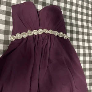 Womens Size 2 4 Bridesmaids Purple Dresses Used New Su Dress Strapless Style - Foto 1 di 8