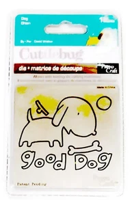 Cuttlebug Die - DOG 3" x 3" - Provocraft Scrapbooking Cardmaking Tool - Imagen 1 de 2