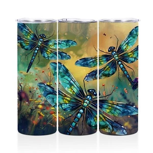 Coffee Tumbler, 20 oz Tumbler, Insulated Coffee Mug with Lid, Skinny Stainles... - Picture 1 of 6