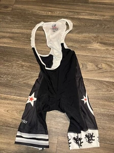 JL Velo Cycling Bib Shorts Men’s Large Squadra Cerveza Black #II - Picture 1 of 3
