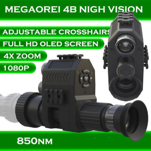Infrared Night Vision Rifle Scope Record Video Hunting IR Camera 850nm