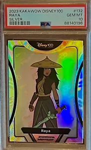 PSA 10 RC Raya 2023 Kakawow Disney 100 First Year Silver Prizm Rookie Holo POP 8 - Picture 1 of 3