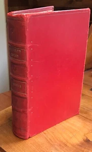 ROBERT SURTEES "HANDLEY CROSS" 1854 HC VG FULL LEATHER 17 TINTED ENGRAVINGS - Picture 1 of 5
