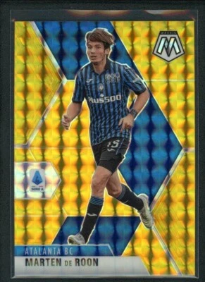 2020-21 MARTEN DE ROON 09/10 PANINI MOSAIC SERIE A GOLD - Image 1 of 2