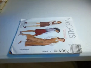 McCall's Pattern 7881 Misses Jumper 2 Lengths Size 6-10 - Picture 1 of 1