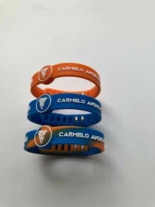 NBA Basketball Bracelet Silicone adjustable Wristband Hand CARMELO ANTHONY - Picture 1 of 8