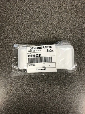 Kawasaki Genuine OEM Fuel Filter 49019-0034 KRX 1000 Ridge JET SKI MULE 4010 SX - Image 1 of 2