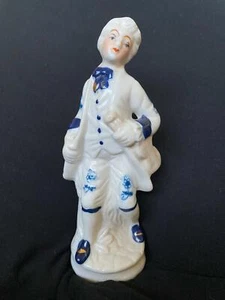 Vintage Germany Porcelain Figurine Musician Orginal Rare  20th century Europe 6" - Picture 1 of 12