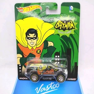 2015 Hot Wheels DC Comics Batman Classic TV Series Robin Ford F-150 CFP57 - Picture 1 of 5