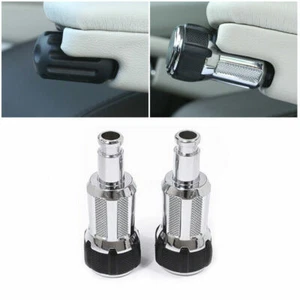 Chrome Alloy Car Center Seat Armrest Box Adjust Knob For Range Rover Sport 14-23 - Picture 1 of 9