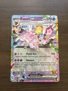 Espeon ex 034/131 Prismatic Evolutions NM Pokemon TCG Card - Picture 1 of 2