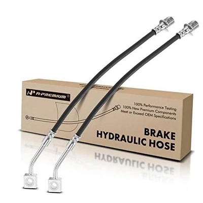  Front Brake Hydraulic Hoses Compatible with Select Dodge, Ram and Mitsubishi  - Image 1 of 4