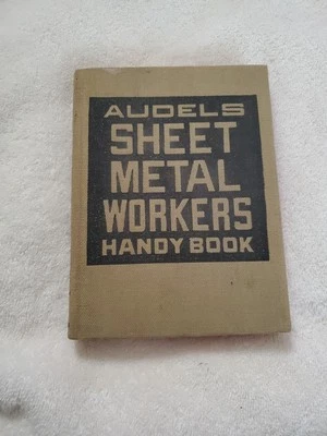 Audels Sheet Metal Workers Handy Book for Pattern Layout 1943 Update, NICE SHAPE - Image 1 of 4
