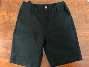 Used Boys Volcom Kerosene Hybrid Shorts Black size 7 - Picture 1 of 4