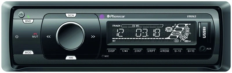 Autoradio 12V  1 DIN USB-SD-MP3 senza meccanica VM063 PHONOCAR - Immagine 1 di 1