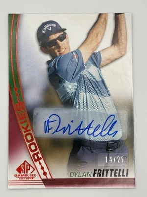 2021 UPPER DECK SP GAME USED DYLAN FRITTELLI #32 14/25 AUTO RC - Image 1 of 2