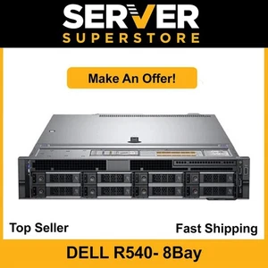 Dell PowerEdge R540 Server 2x Gold 6138 = 40 Cores H730P 256GB RAM 2x 10TB SAS - Picture 1 of 8