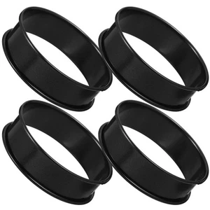 4 Stück Antihaft Muffin Ring Backen Edelstahl Dessertringe - Bild 1 von 12